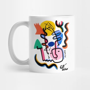 Graffiti Abstract Line Art Mug